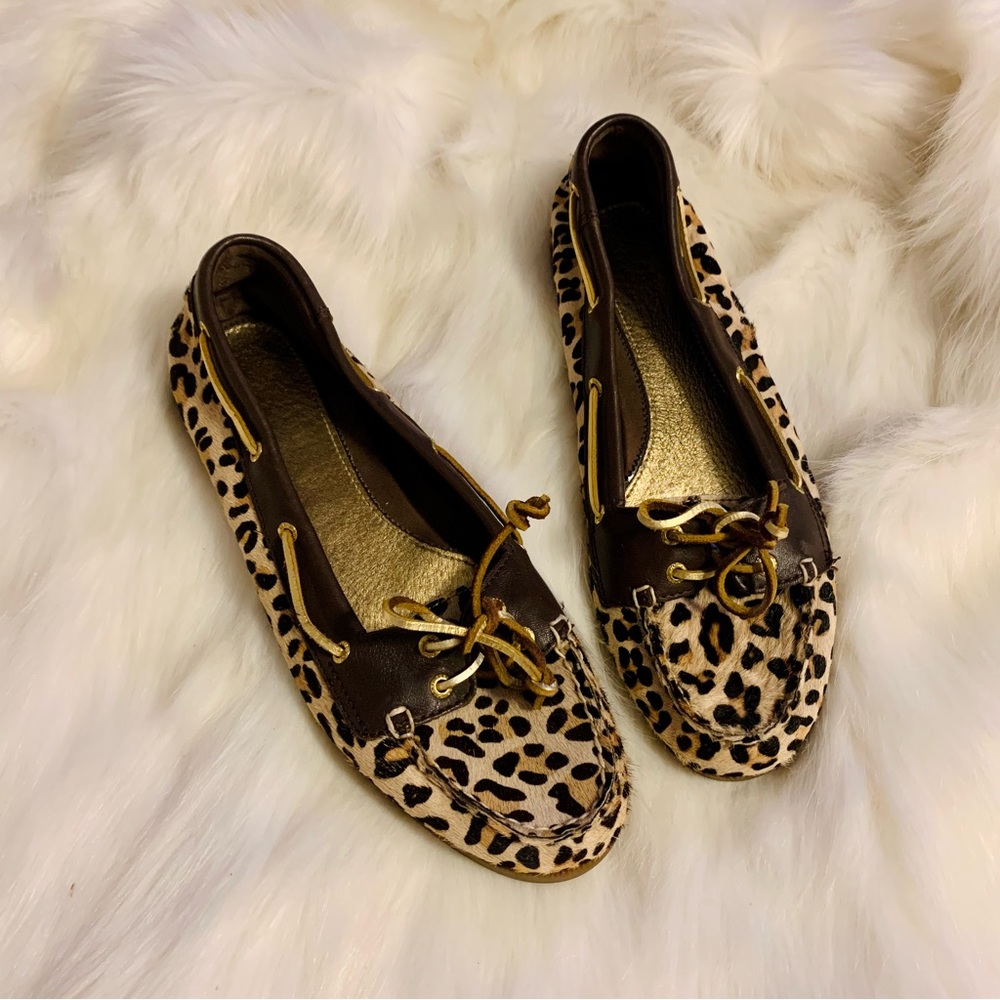 Sperry | Top-sider Leopard Print Shoes 8M